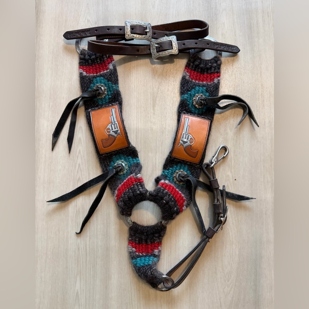 Mohair Breast Collar Southwest Western Revolver Quality The Knock Tack